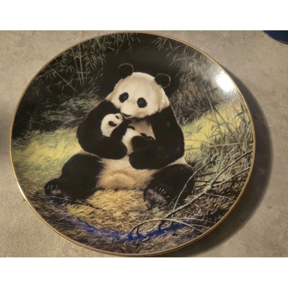 1988 Will Nelson The Panda Collector Plate Endangered Species‎ BRADEx G20-25
